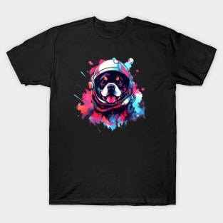 Shiba Inu Dog Astronaut T-Shirt